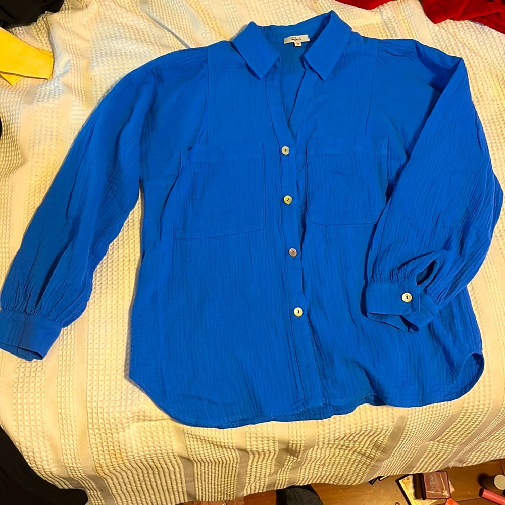 Rails-like new! Long sleeve, royal blue